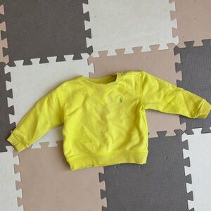 Ralph Lauren Lemon Yellow Crewneck Sweatshirt